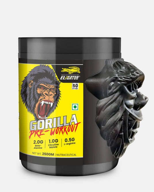 Eligator Gorilla Pre-Workout (250g) – 50 Servings