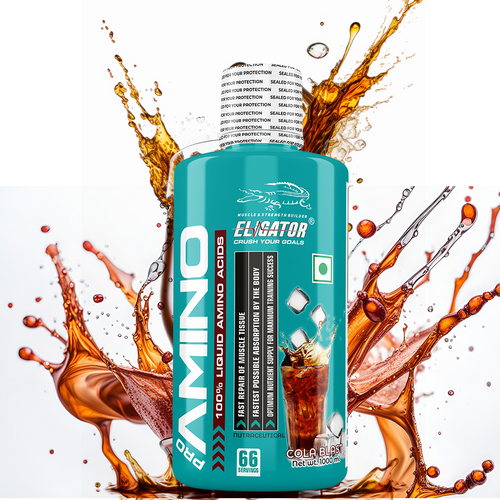 Eligator Pro Amino Liquid – 66 SERVING – Cola Blast
