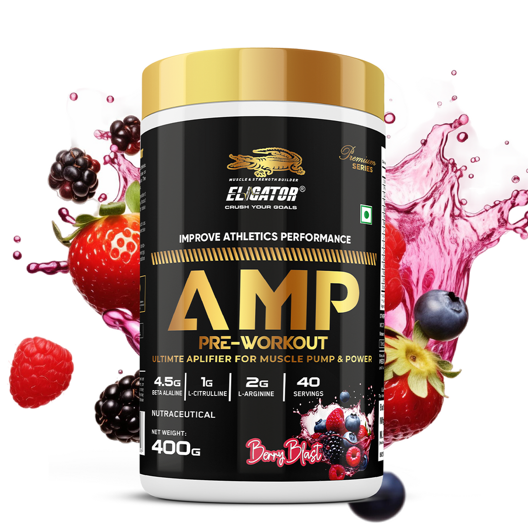 Eligator AMP Pre Workout - 400gm (40 Servings)