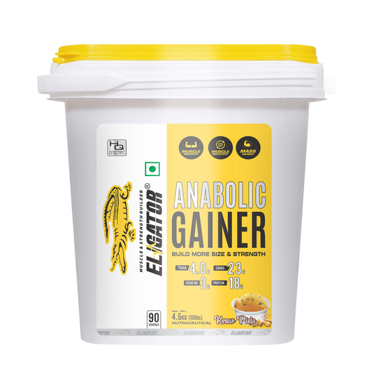 Eligator Anabolic Gainer 4.5kg with free Creatine Monohydrate - 100g