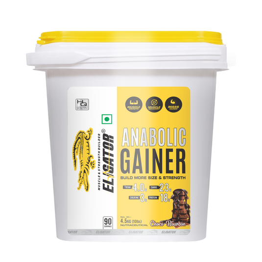 Eligator Anabolic Gainer 4.5kg with free Creatine Monohydrate - 100g