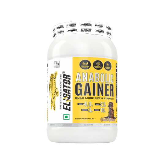 Eligator Anabolic Gainer 2lbs +Eligator Creatine Monohydrate Unflavoured 100g + Eligator Milk Thistle 60 Capsules.