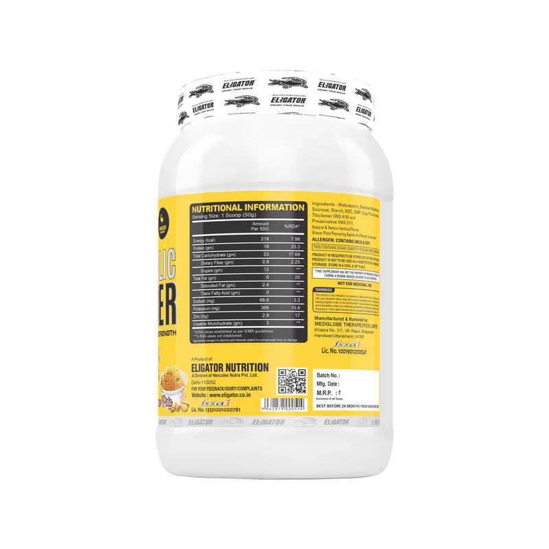 Load image into Gallery viewer, Eligator Anabolic Gainer 2lbs +Eligator Creatine Monohydrate Unflavoured 100g + Eligator Milk Thistle 60 Capsules.
