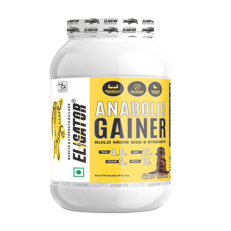 Load image into Gallery viewer, Eligator Anabolic Gainer 2.7kg with Free Creatine Monohydrate 100gm (Unflavoured)
