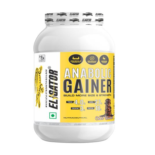 Eligator Anabolic Gainer 2.7kg with Free Creatine Monohydrate 100gm (Unflavoured)