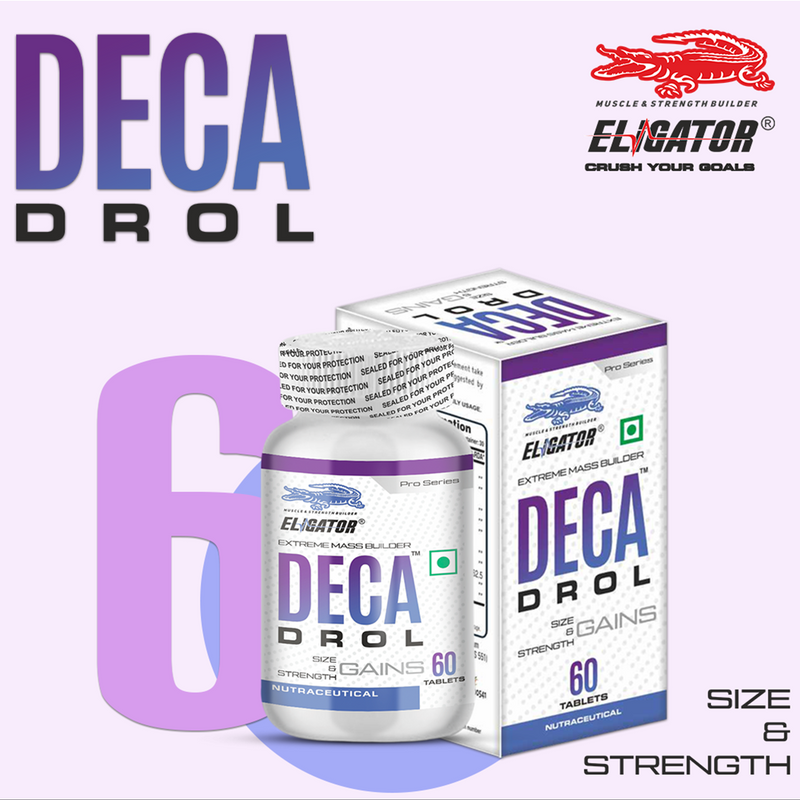 Load image into Gallery viewer, Eligator Anabolic Gainer 4.5kg and Deca Drol 60 Tablets with Free Steel Shaker
