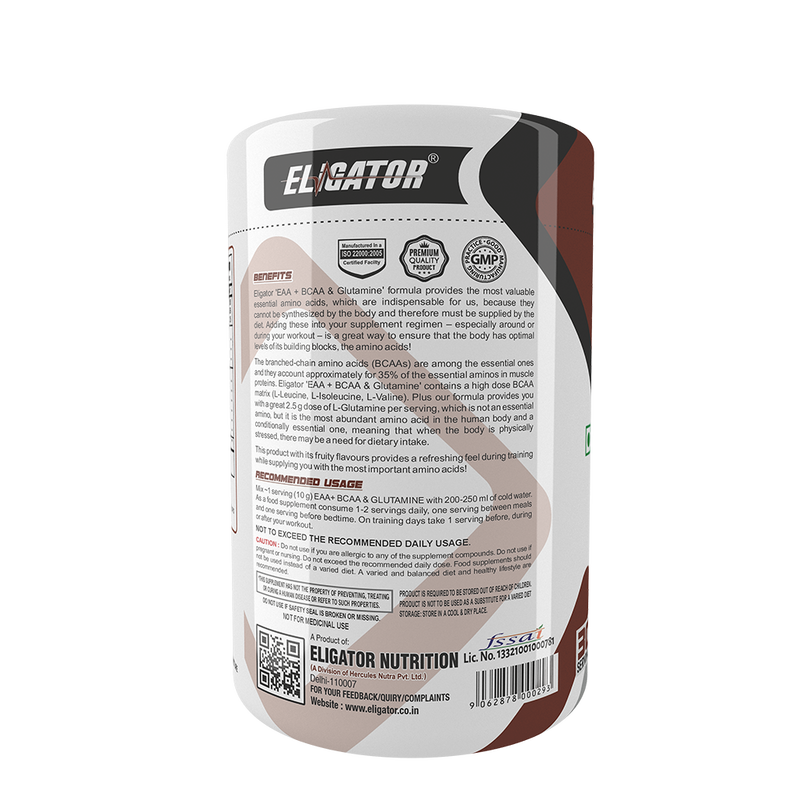 Load image into Gallery viewer, Eligator Nutrition Eaa Plus Bcaa And Glutamine (30 Servings)
