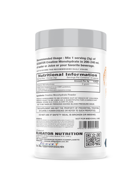 Eligator Creatine Monohydrate 100g