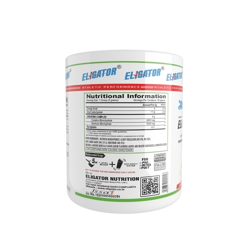 Load image into Gallery viewer, Eligator Creatine Micronized 250g

