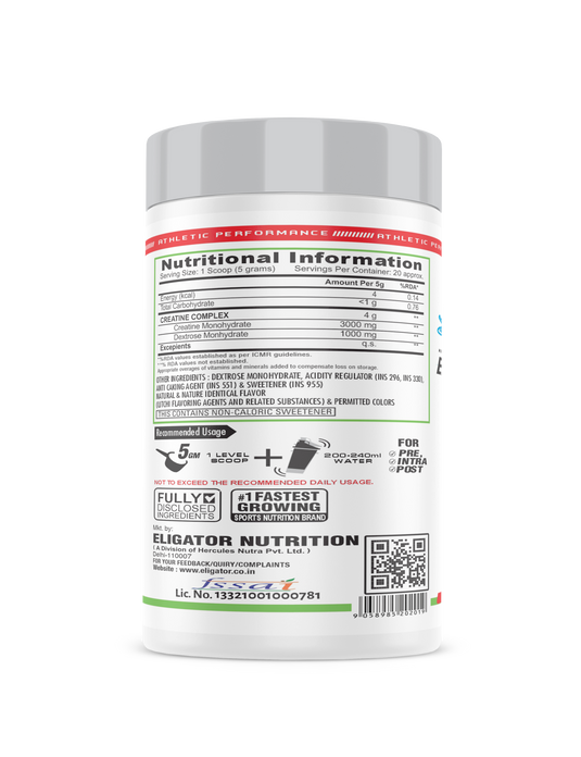 Eligator Creatine Monohydrate with Shaker