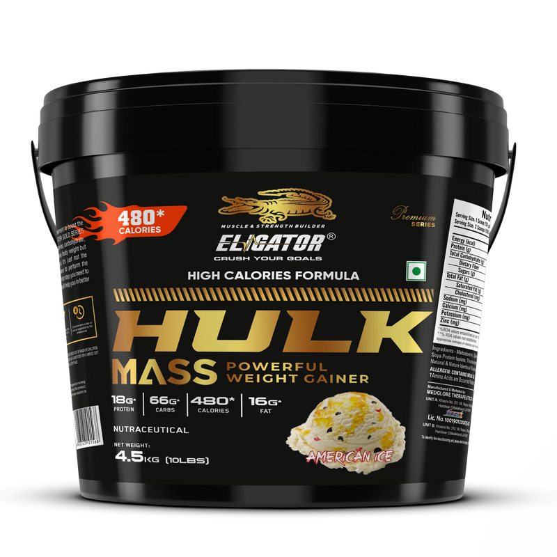 Load image into Gallery viewer, Eligator Hulk Mass Gainer - 4.5kg (10lbs)
