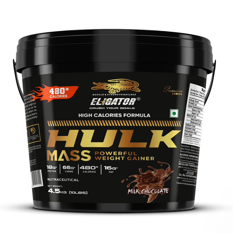 Load image into Gallery viewer, Eligator Hulk Mass Gainer - 4.5kg (10lbs)
