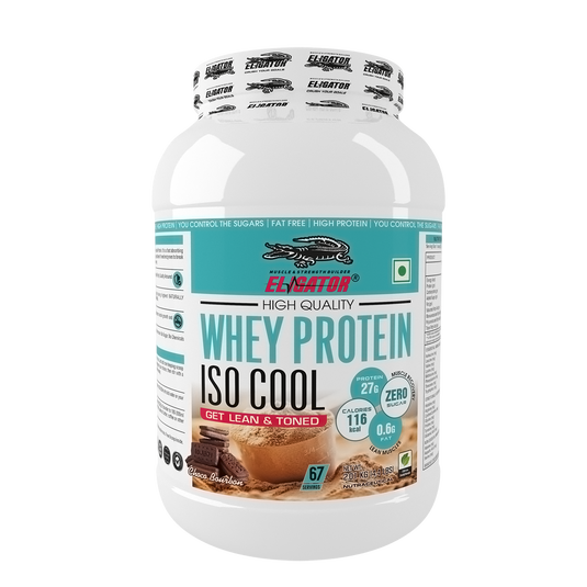 Whey Protein ISO COOL - 2kg | Creatine Monohydrate Unflavoured - 83 Servings | Free shaker