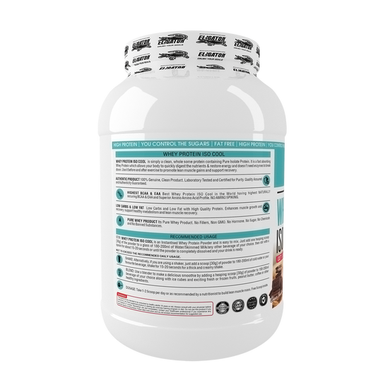 Whey Protein ISO COOL - 2kg | Creatine Monohydrate Unflavoured - 83 Servings | Free shaker