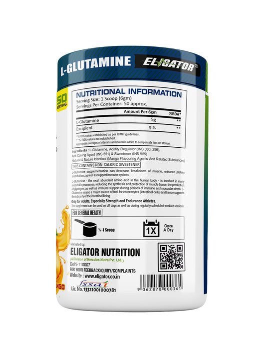 ELIGATOR L-Glutamine-50 Serving