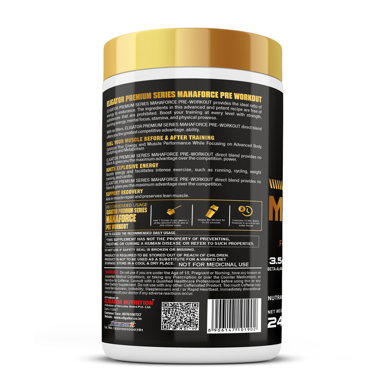 Load image into Gallery viewer, Premium Series Mahaforce Pre-Workout - 240gm (60 Servings)
