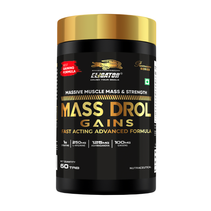 Load image into Gallery viewer, Eligator Mass Drol Gains - 60 Tablets (30 Servings)
