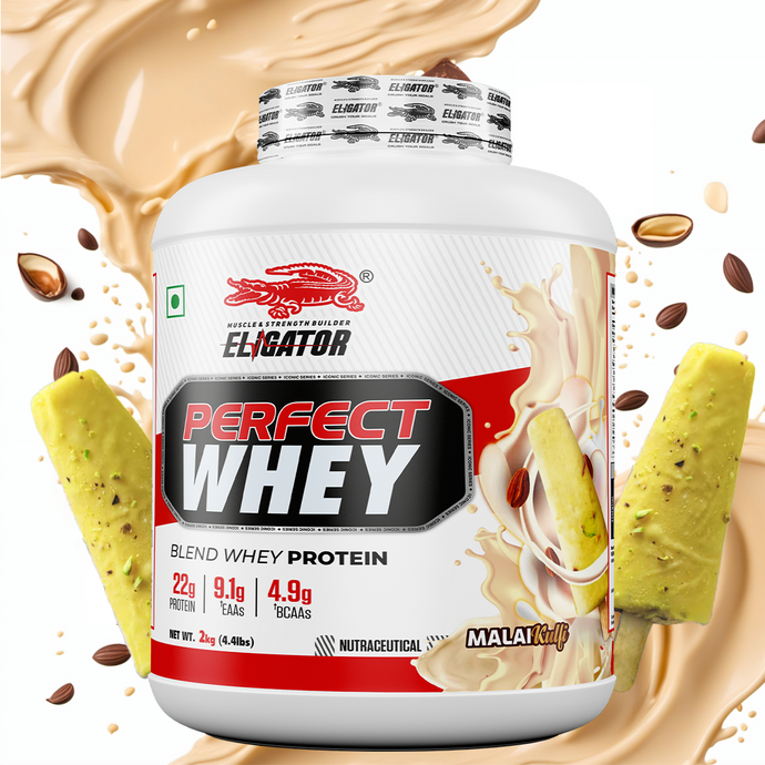 Eligator Perfect Whey Protein Powder- 2KG (4.4LBS)