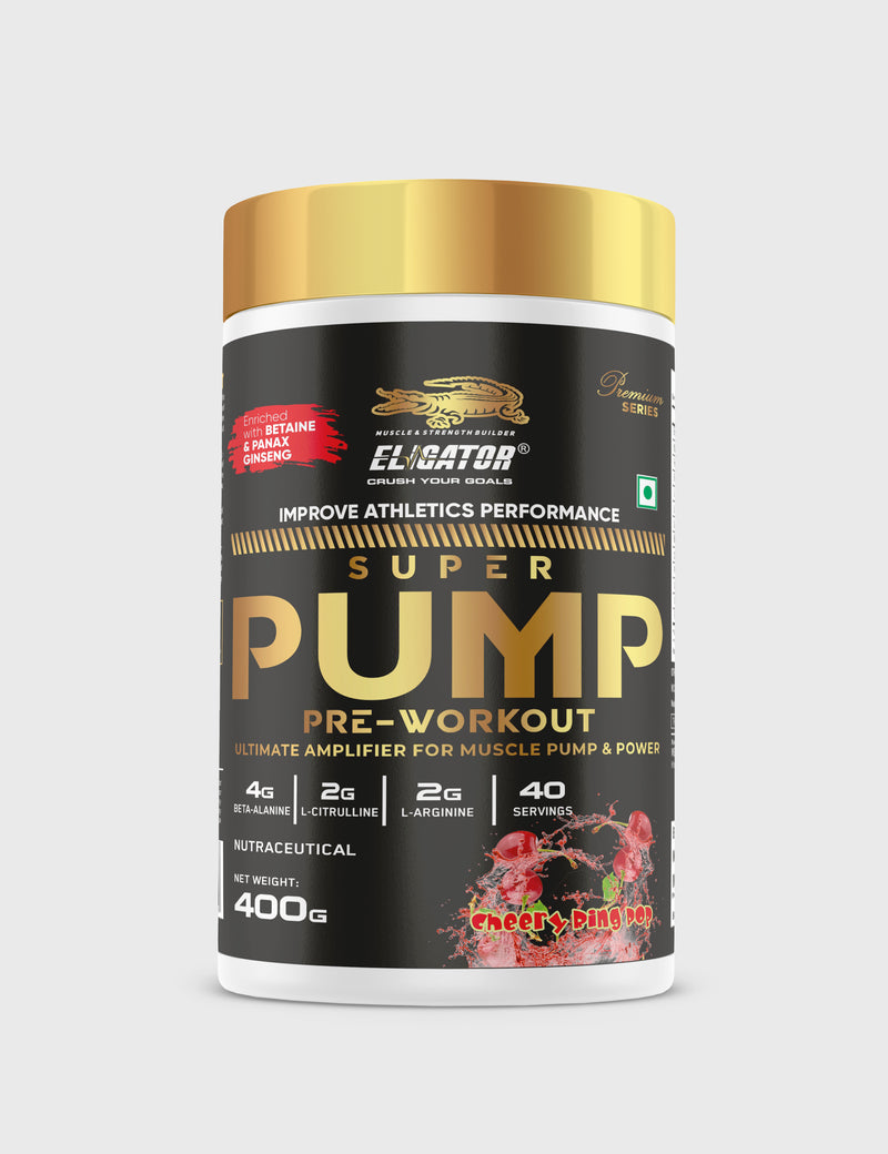 Load image into Gallery viewer, Premium Series Super Pump Pre-Workout - 400gm (40 Servings)

