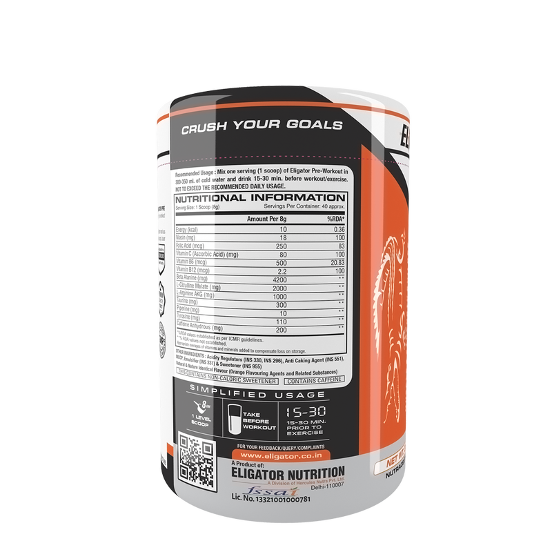 Load image into Gallery viewer, Eligator Whey Protein 2Kg with Pre-Workout - 40 Servings | Free Steel Shaker
