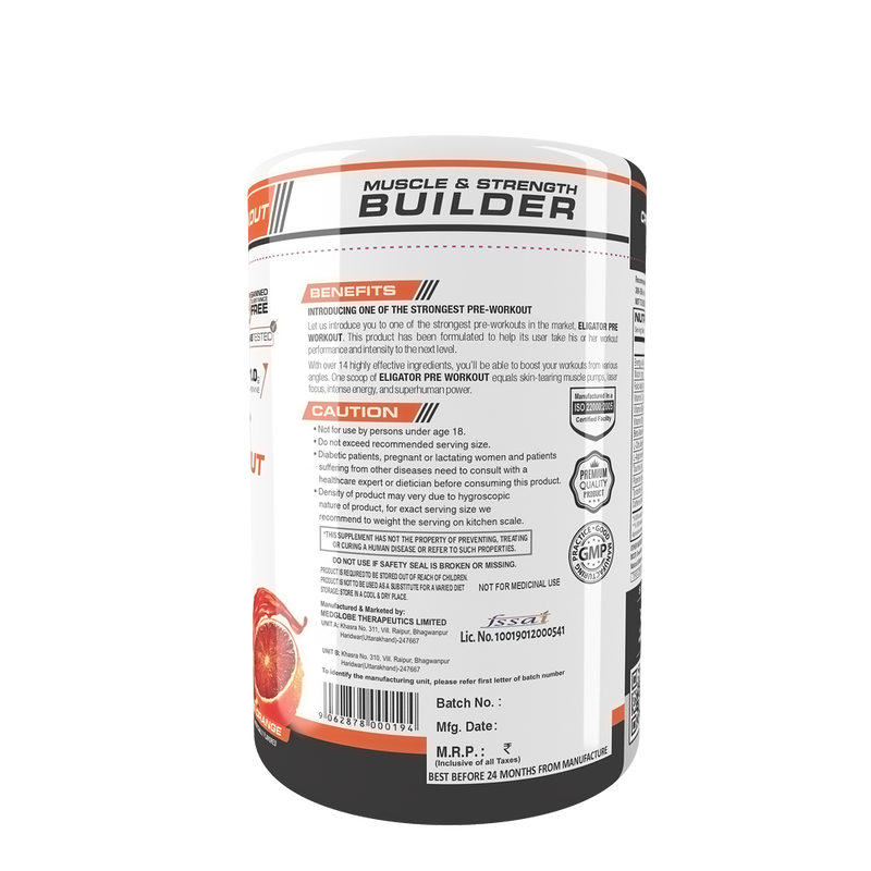 Load image into Gallery viewer, Eligator Pre-Workout + Creatine Monohydrate 250g
