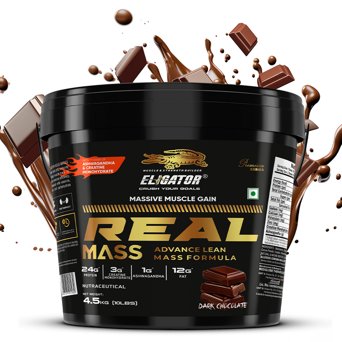 Eligator Real Mass Gainer - 4.5kg (10lbs)