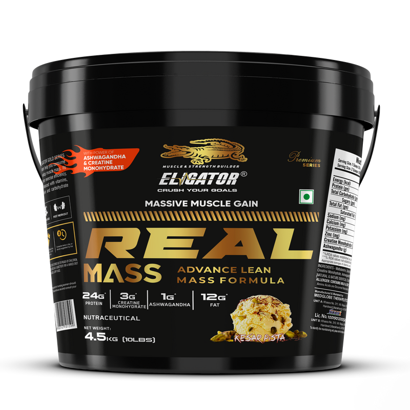 Load image into Gallery viewer, Eligator Real Mass Gainer - 4.5kg (10lbs)
