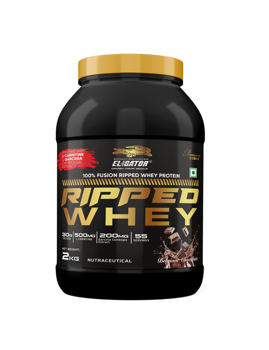 Eligator Ripped Whey - 100% Fusion Ripped Whey Protein - 2kg