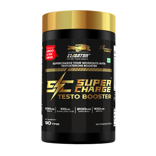 Eligator Super Charge Testo Booster - 90 Tablets (30 Servings)