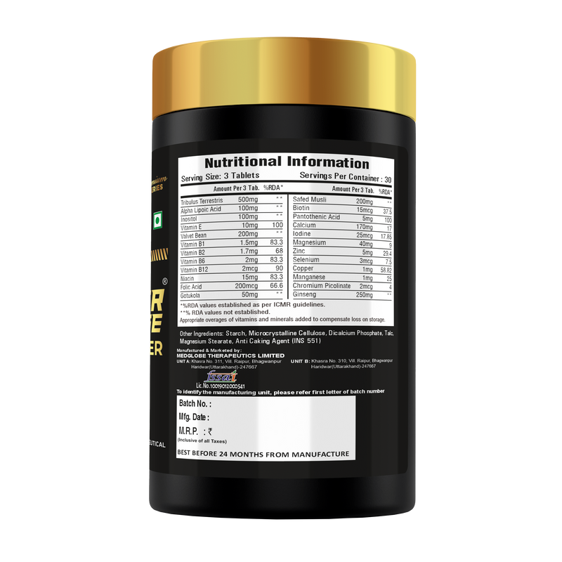 Load image into Gallery viewer, Eligator Super Charge Testo Booster - 90 Tablets (30 Servings)
