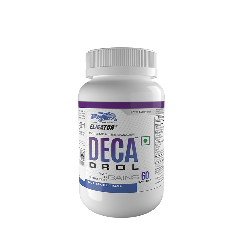 Load image into Gallery viewer, Eligator Anabolic Gainer 4.5kg and Deca Drol 60 Tablets with Free Steel Shaker
