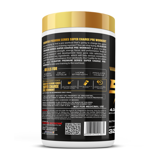 Premium Series Super Charge Pre-Workout - 320g (40 Servings)