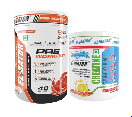 Load image into Gallery viewer, Eligator Pre-Workout + Creatine Monohydrate 250g
