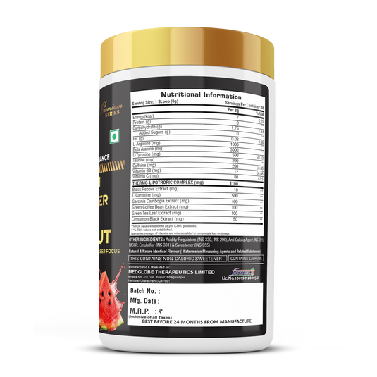 Premium Series Eligator FAT Cutter Pre-Workout | 30 Servings | 240g