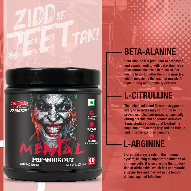 Load image into Gallery viewer, Eligator Mental Pre-Workout (200g) – 40 Servings
