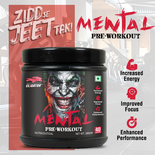 Eligator Mental Pre-Workout (200g) – 40 Servings
