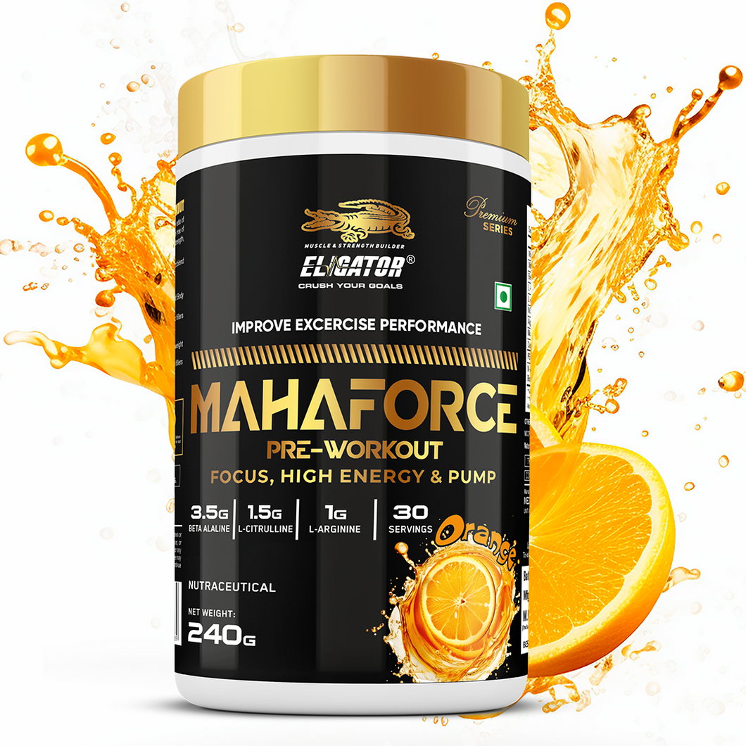 Eligator Mahafroce Pre-Workout - 240gm (30 Servings)