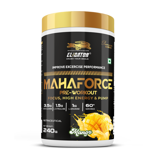 Premium Series Mahaforce Pre-Workout - 240gm (60 Servings)
