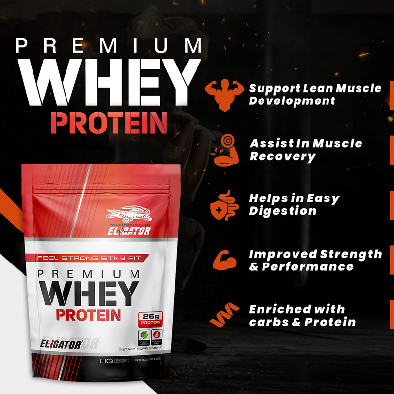 Load image into Gallery viewer, Eligator Premium Whey Protein 900g (2lbs)
