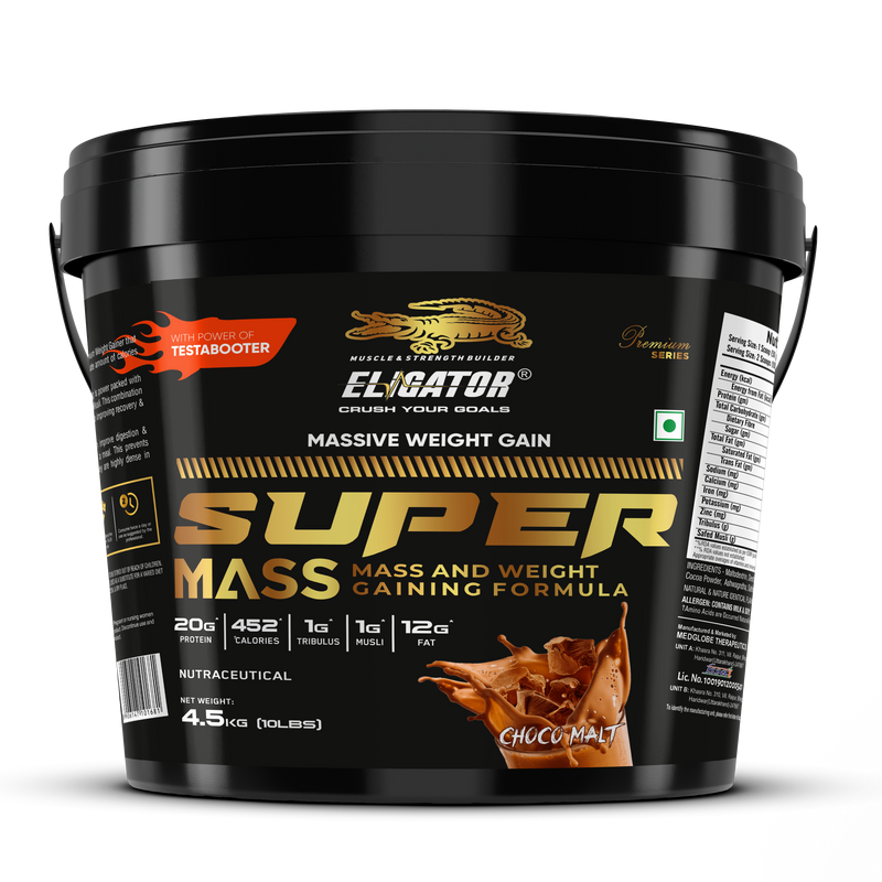 Load image into Gallery viewer, Eligator Super Mass Gainer - 4.5kg (10lbs)
